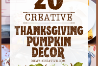20 Creative Ways to Decorate Pumpkins for Thanksgiving