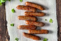 Crispy Juicy Air Fryer Breakfast Sausages in 15 Minutes