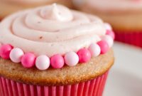 Double Berry Cupcakes with Fresh Strawberry and Blueberry Frosting