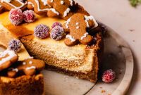 Gingerbread Cheesecake Recipe with Spiced Graham Crust