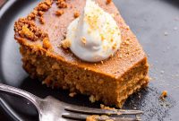Pumpkin Pie with Amaretto Whipped Cream Recipe