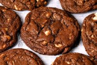 Chewy Chocolate Macadamia Nut Cookies Recipe