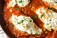 Baked Ricotta Chicken with Garlic and Herbs