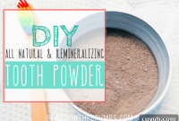 Remineralizing Homemade Tooth Powder Recipe You Can Make in 5 Minutes