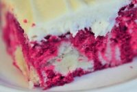 Red Velvet Marble Cake Recipe with Cream Cheese Swirl