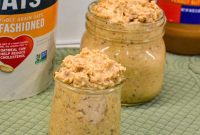 High-Protein Peanut Butter Overnight Oats Recipe for Breakfast