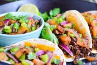 Hawaiian-Style Beef Tacos with Pineapple Salsa