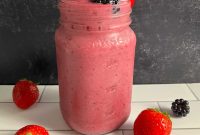 Dairy-Free Blackberry Strawberry Banana Smoothie Recipe