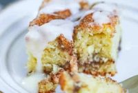 Apple Cinnamon Roll Coffee Cake Recipe | Moist Swirl Coffee Cake