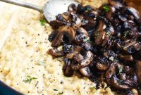Creamy Baked Mushroom Rice Casserole Recipe