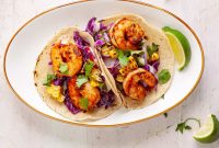 Zesty Chili-Lime Shrimp Tacos with Creamy Avocado Slaw