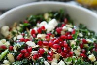 Winter Kale and Pomegranate Salad with Citrus Vinaigrette