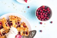 Cranberry Orange Pie Recipe with Zesty Citrus Glaze