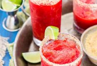 Strawberry Margarita Granita Recipe — Refreshing Frozen Cocktail