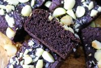 Fudgy Coconut Flour Brownies Made with Almonds and Dark Chocolate