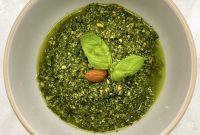 Almond Pesto Sauce Recipe: Fresh Basil & Parmesan Blend