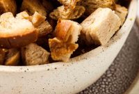 Crispy Homemade Gluten-Free Croutons Recipe for Salads and Soups