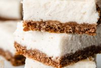 Creamy Cheesecake Bars with a Buttery Graham Cracker Crust