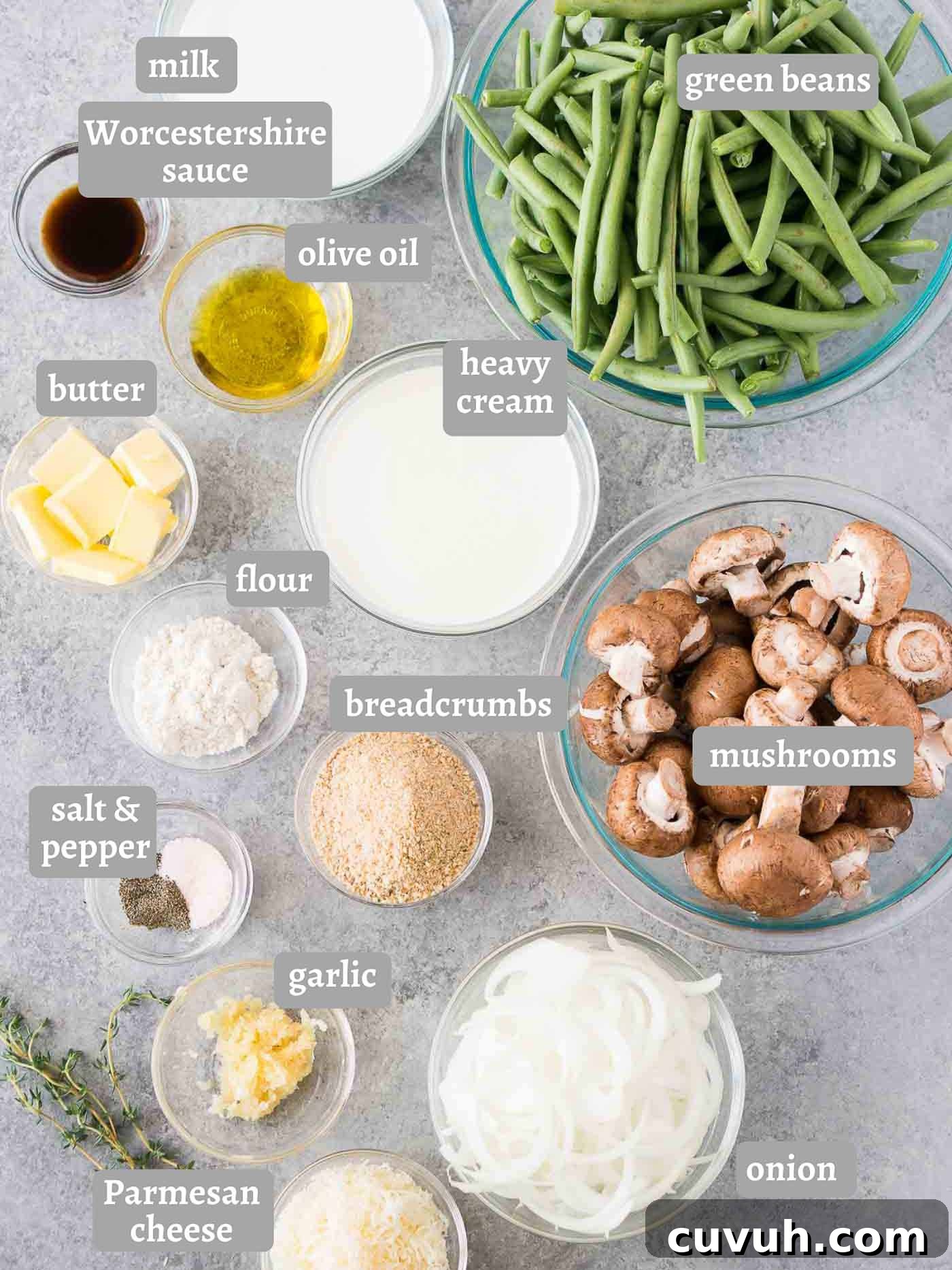 green beans casserole ingredients