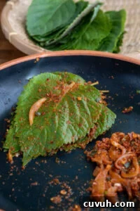 Perilla Leaf Kimchi Recipe: How to Make Korean Kkaennip Kimchi 11 img 10598 11