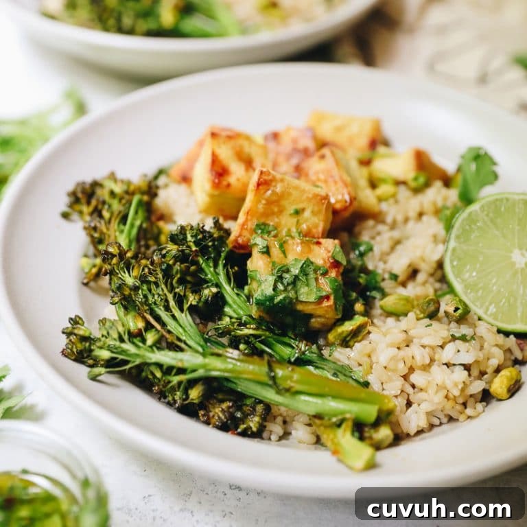 Cilantro Lime Tofu Bowls