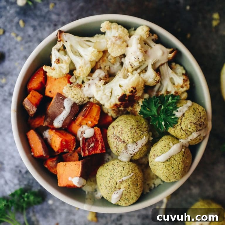 Baked Falafel Bowls