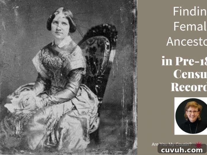 Image for VIDEO - Finding Female Ancestors in the Pre-1850 Census Records