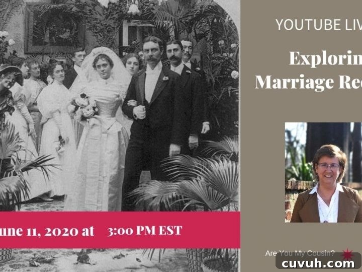 Image for VIDEO - Your Ancestor's Marriage Record - Let's Talk Genealogy