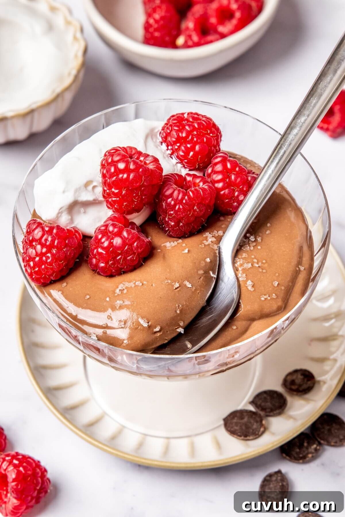 High-Protein Chocolate Pudding Recipe for Muscle Gain 2 High Protein Chocolate Pudding - Olivia Adriance