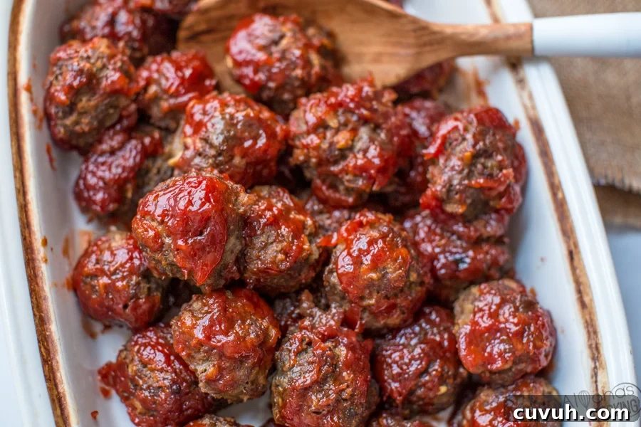 Baked BBQ Meatballs with Sticky Homemade Glaze 3 img 13178 2