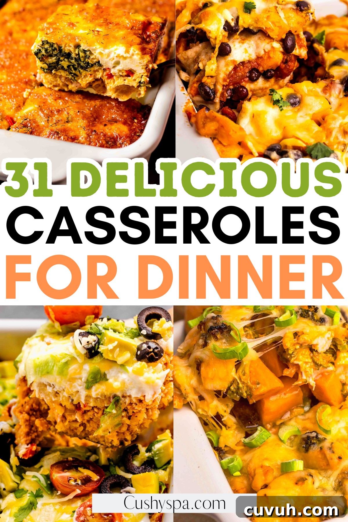 Casseroles for Dinner Party