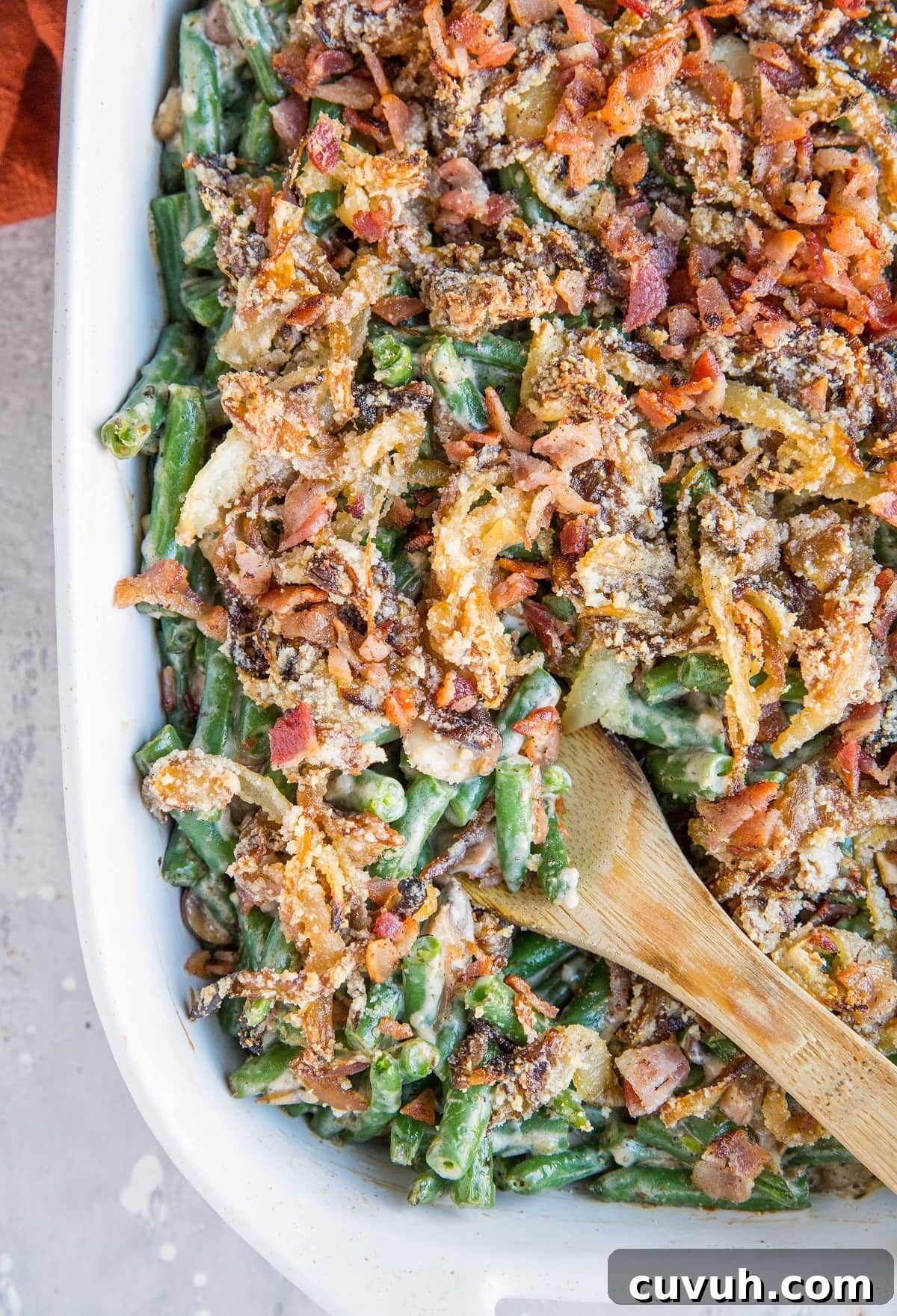 17. Healthy Green Bean Casserole