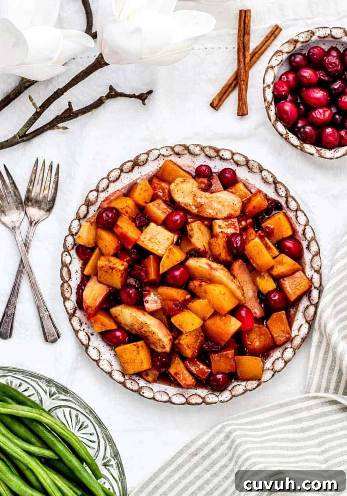 18. Butternut Squash Apple Cranberry Bake
