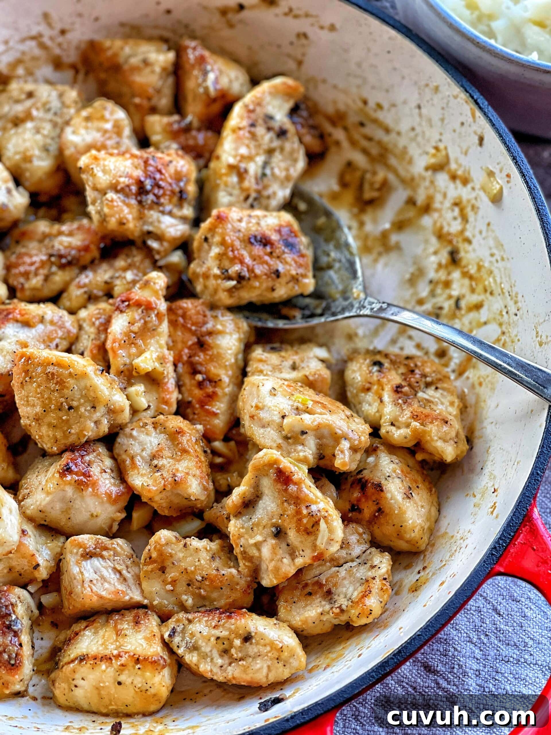 garlic lemon chicken bites