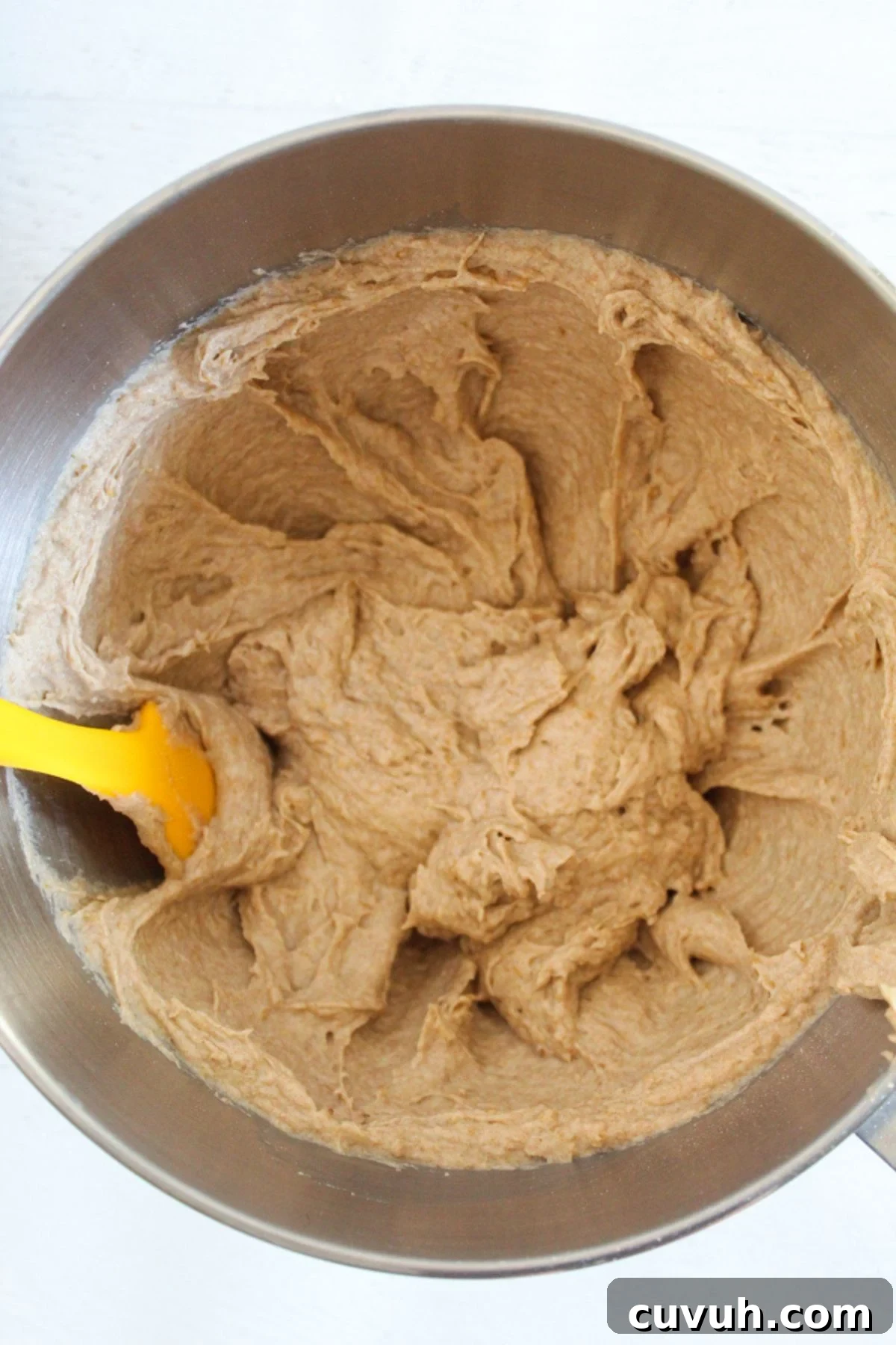 millet bread batter in bowl