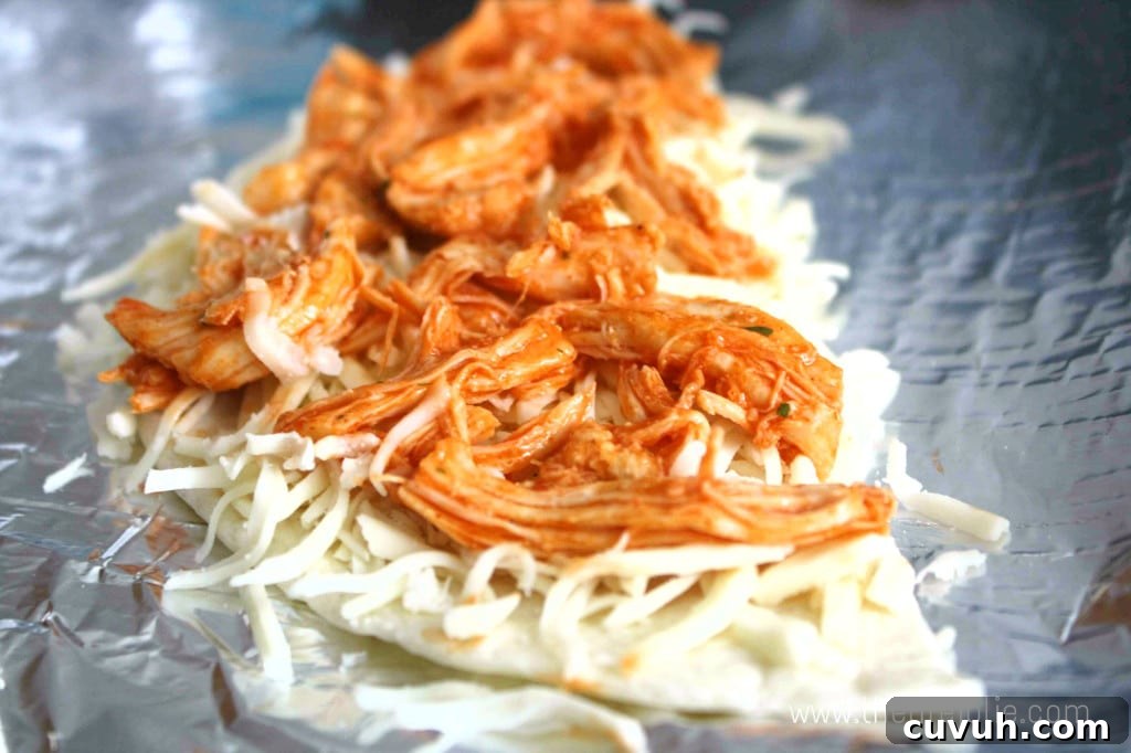 Buffalo Chicken Quesadilla | The Life Jolie