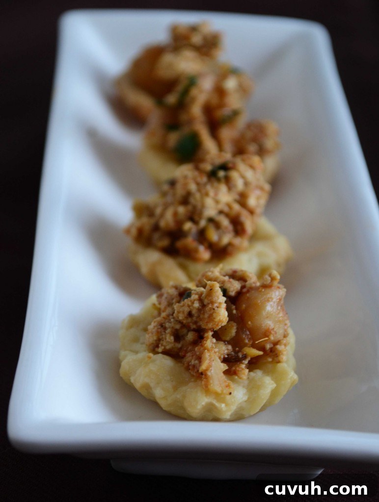 Spicy Chole Paneer Tarts Recipe: Indian Chickpea & Paneer Tartlets 3 13