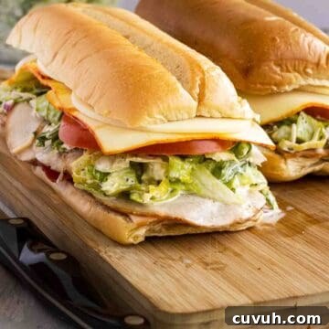 Top Grinder Salad Recipes for Flavorful Sandwiches 9 A delicious, assembled, grinder salad sandwich.