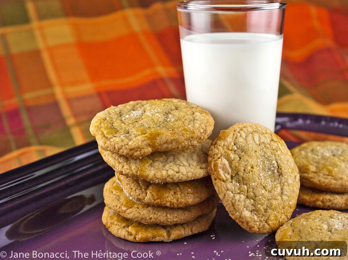 Nutella Filled Vanilla Cookies © 2022 Jane Bonacci, The Heritage Cook