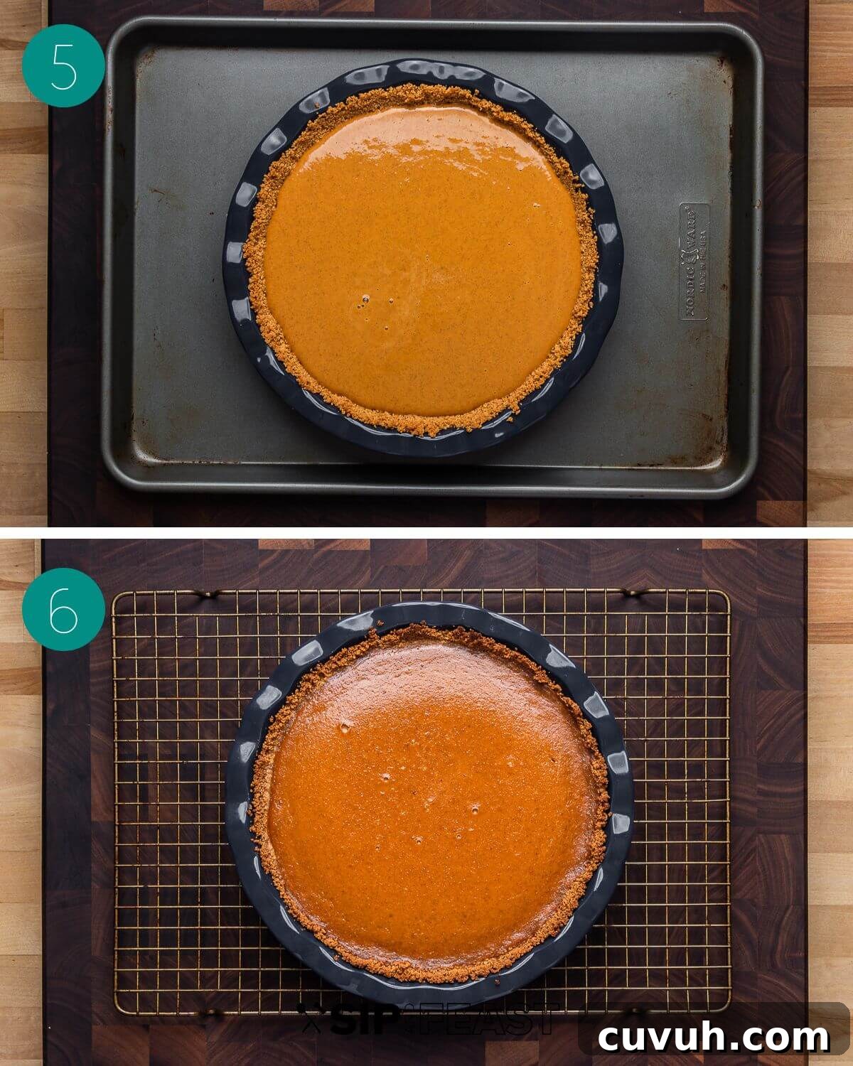 Recipe process shot collage group number three.