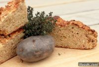 Garlic, Cheese & Thyme Potato Soda Bread Recipe