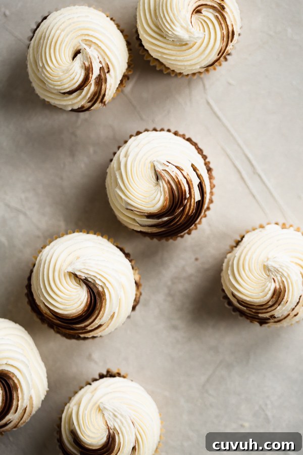 Vanilla Cupcakes with Nutella Swirl Filling and Frosting 3 img 1550 2