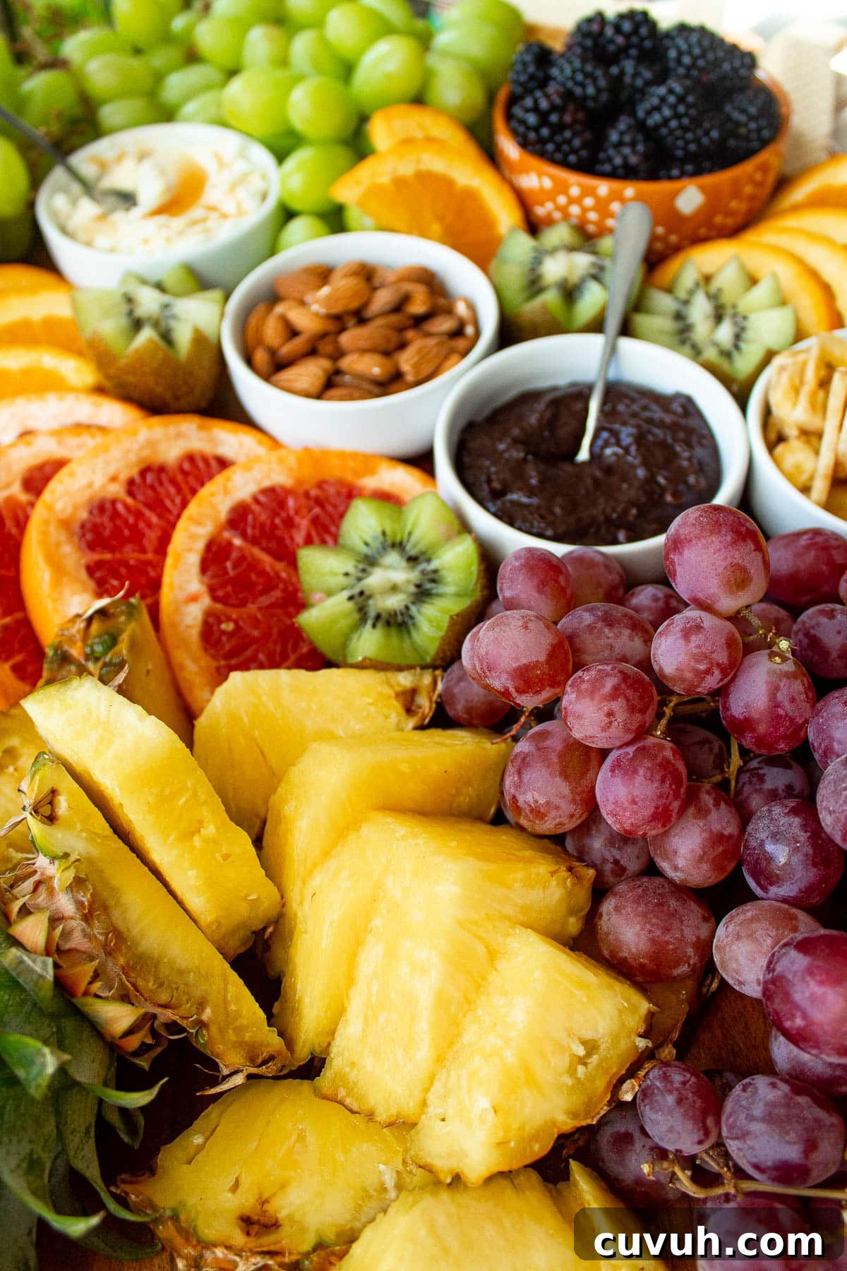 Delicious Fruit Charcuterie Board Ideas for Entertaining 6 savory charcuterie board pin image