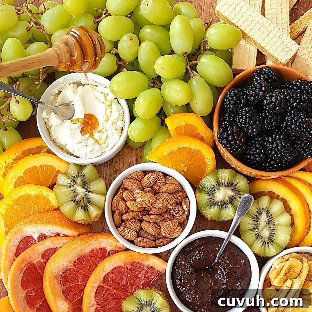 Delicious Fruit Charcuterie Board Ideas for Entertaining 10 fruit charcuterie board step 4