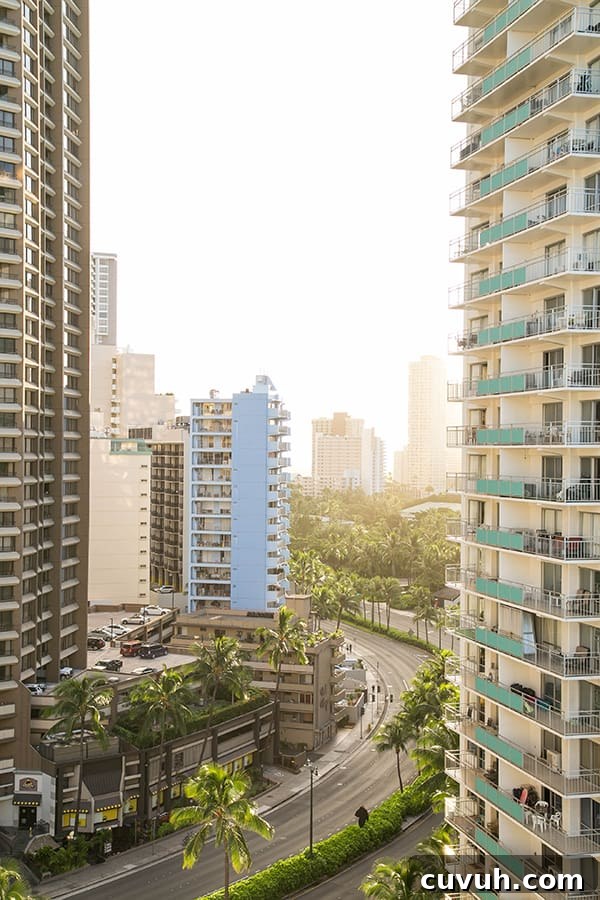 Tall building in Honolulu. 