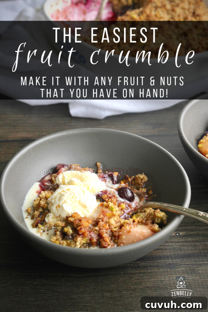 Fruit Crumble Crisp Recipe — Grain- and Egg-Free Dessert 4 fruit crumble