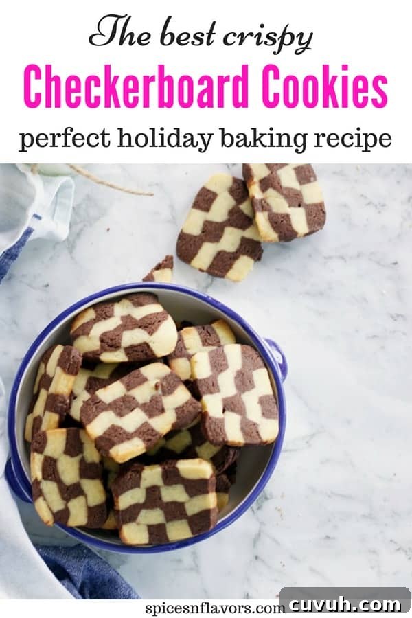 Pressure Cooker Eggless Checkerboard Cookies Recipe 7 pin image of eggless checkerboard cookies recipe