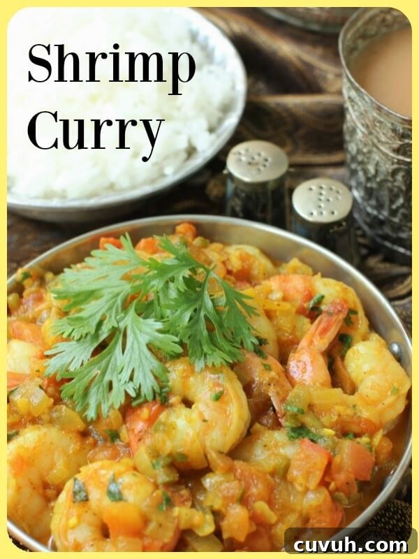 Shrimp Curry Pinterest Banner