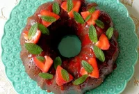 Strawberry Glaze Pound Cake Recipe That Melts in Your Mouth