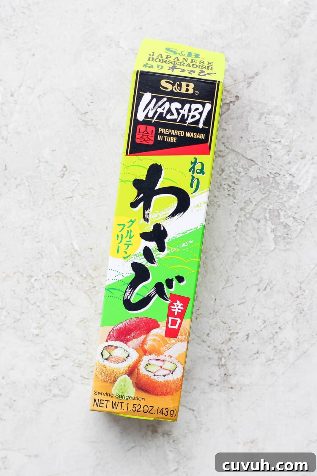 Creamy Wasabi Mayo Recipe for Sandwiches, Sushi & Dips 4 A tube of wasabi.